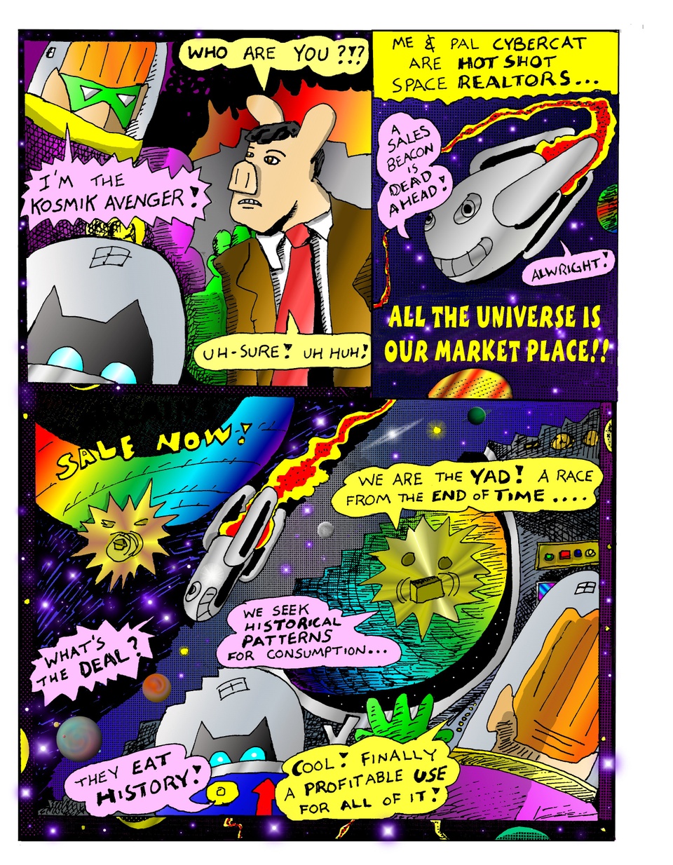 Harry Hamm 3 Strange Tale from the Future Page Three