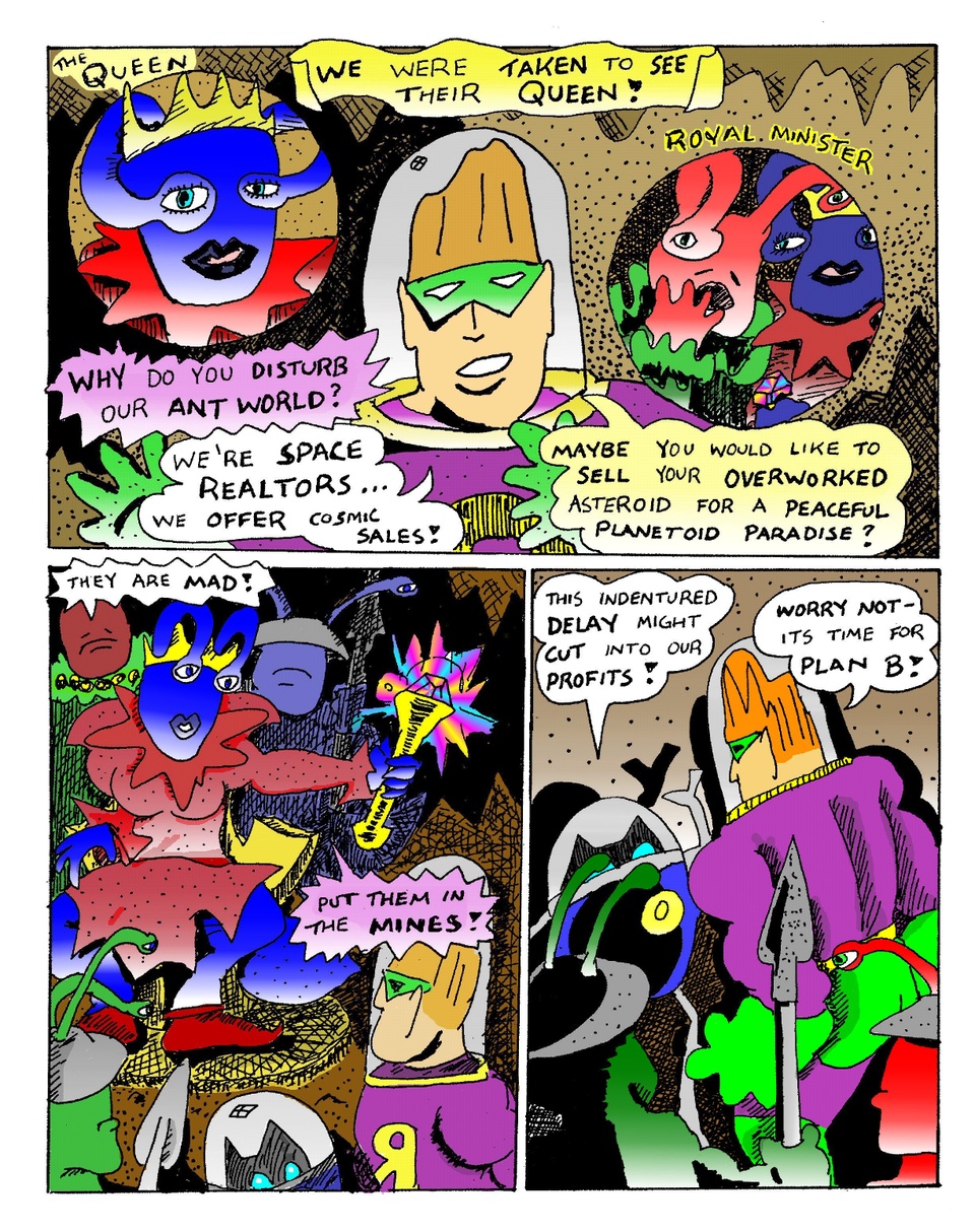 Space Realtors the Ant World Page Four