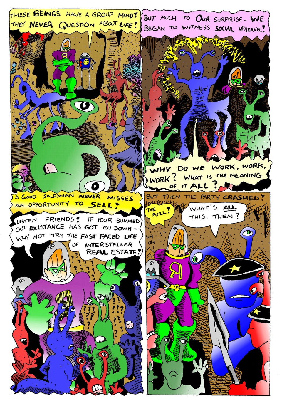 Space Realtors The Ant World Page Three