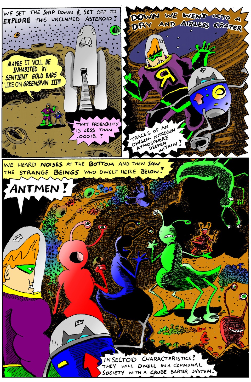 Space Realtors #1 : the Ant World  Page Two