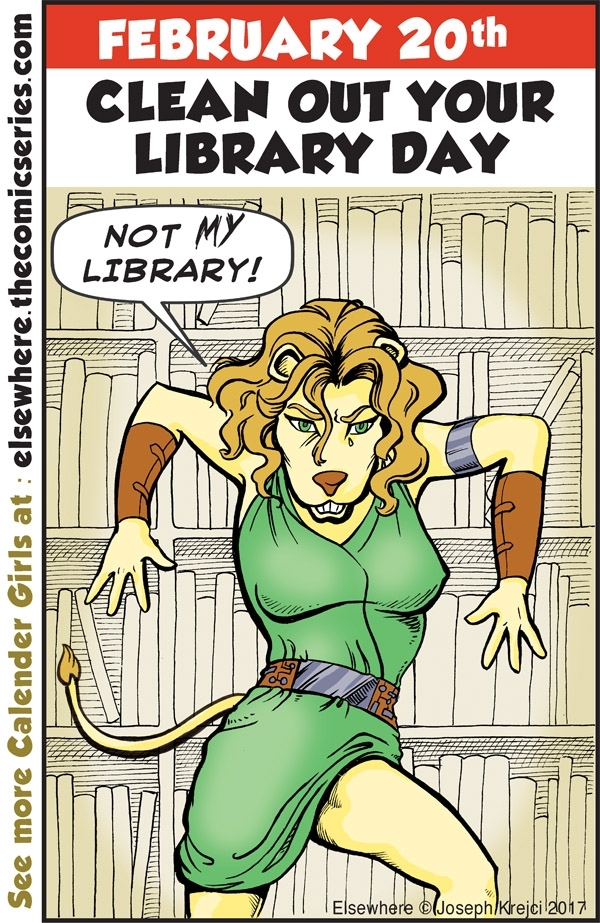 Clean Your Library Day -Feb 20