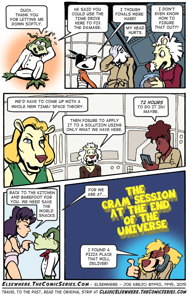 The Cram Session At The End Of The Universe