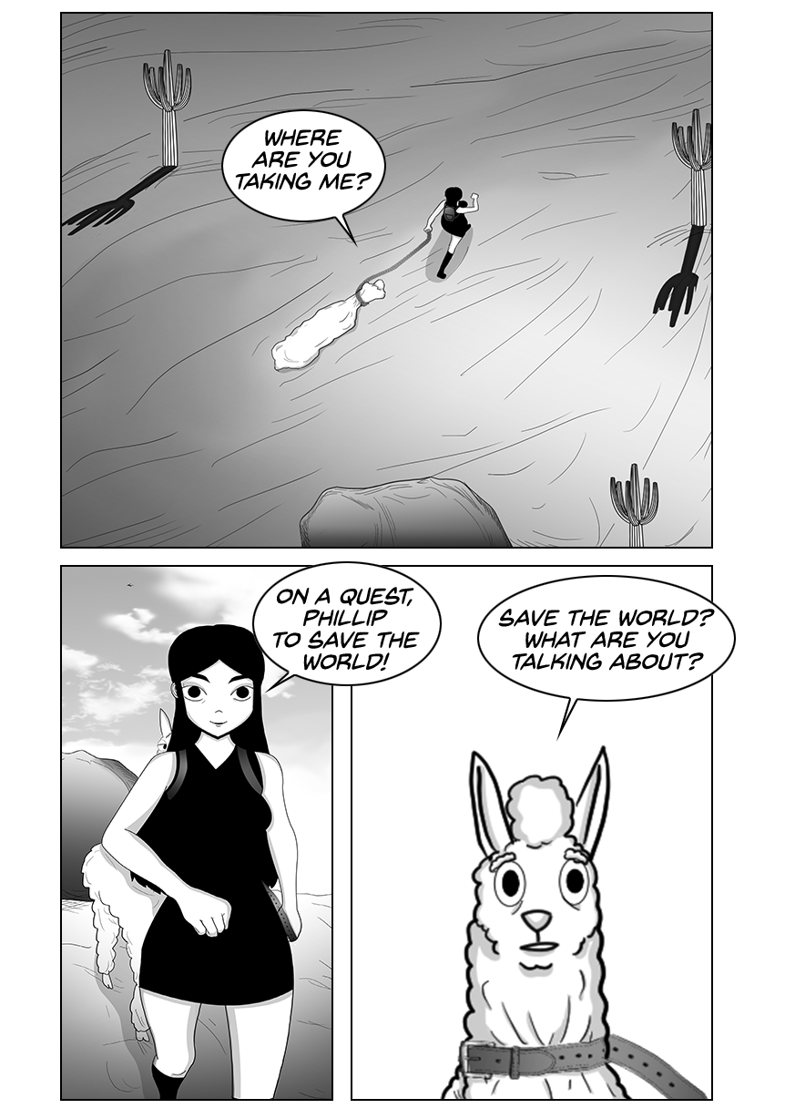 Runaway Madness Episode 3 'The Journey' Part 1 Pg 1