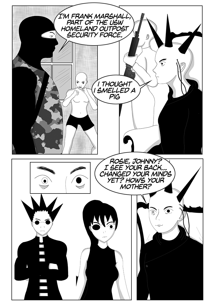 Runaway Madness Episode 5 'Black' Part 1 Pg 1