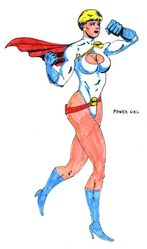 JSA Pinup: Power Girl