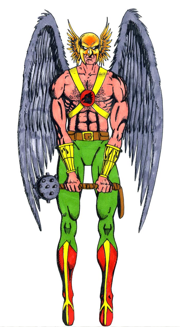 JSA Pinup: Hawkman