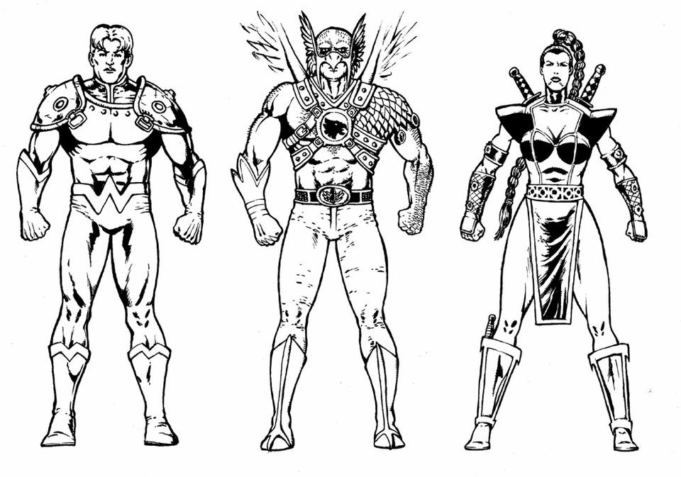 Black Reign: Brainwave, Hawkman and Nemesis