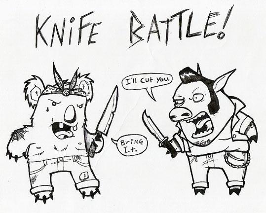 Battle of Knifes