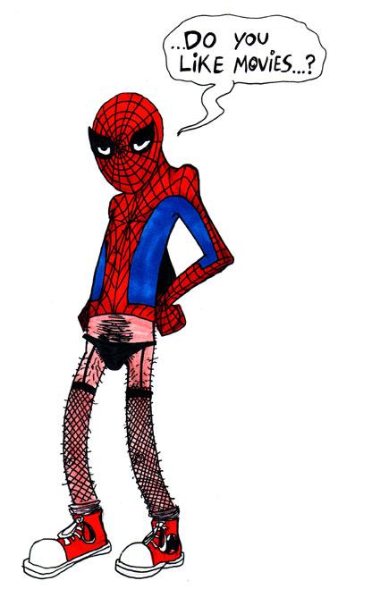 Don't Trust No-Pant Spidey.