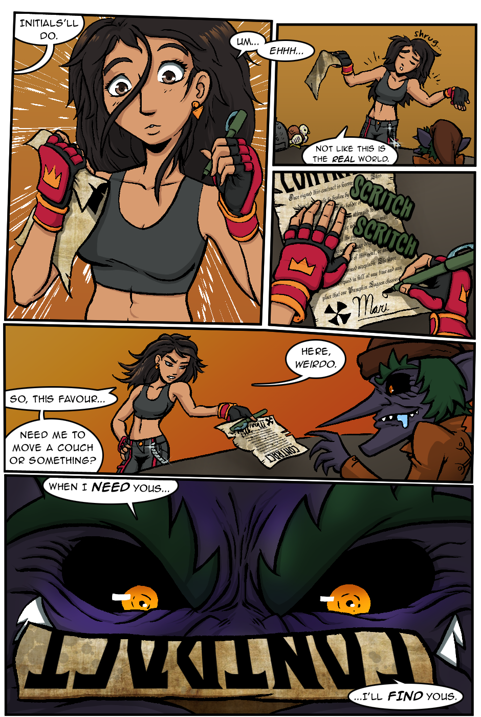 "Spinning Compass" - Page 9