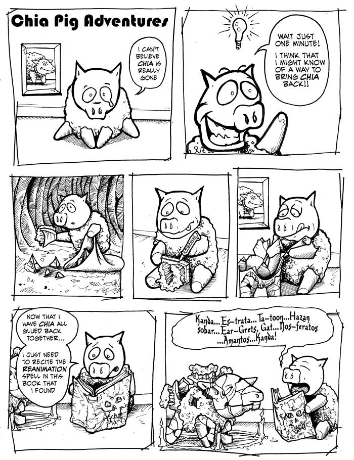 Chia Pig Adventures Page 1