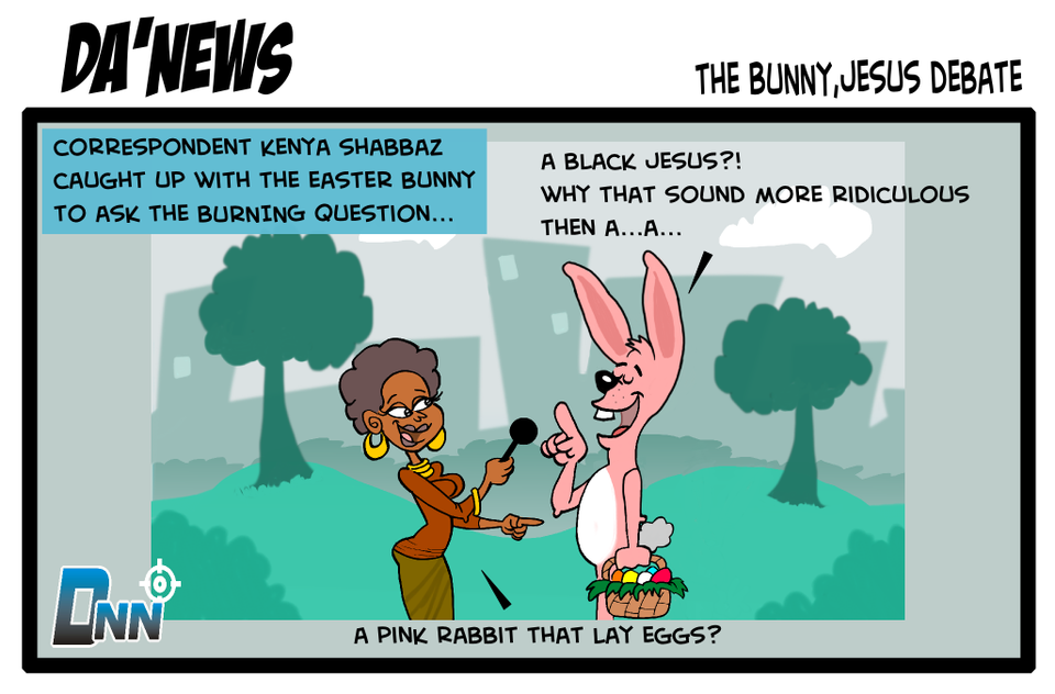 the bunny,jesus debate. 