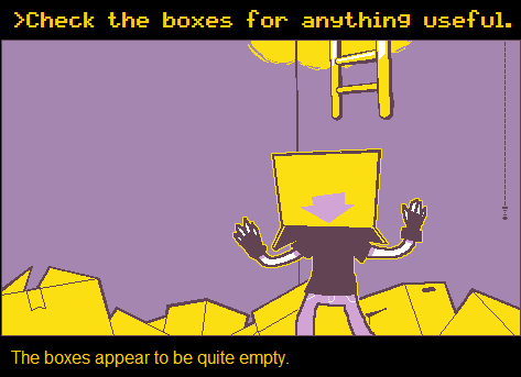 Examine boxes.