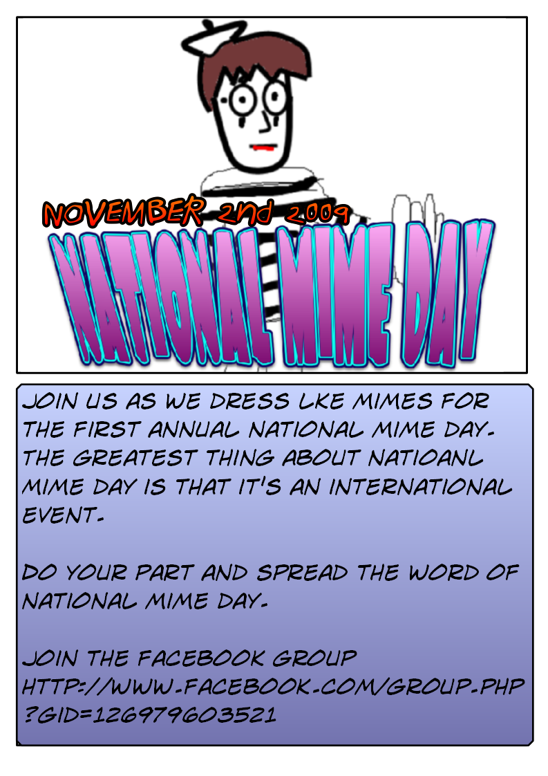 National Mime Day 2009