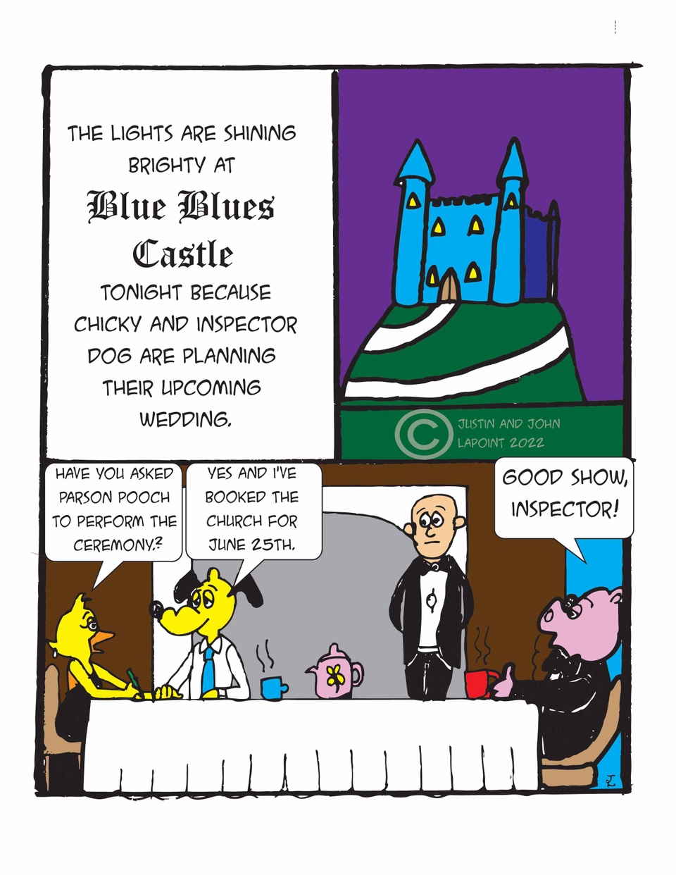 Coyote vs. Chester Page One