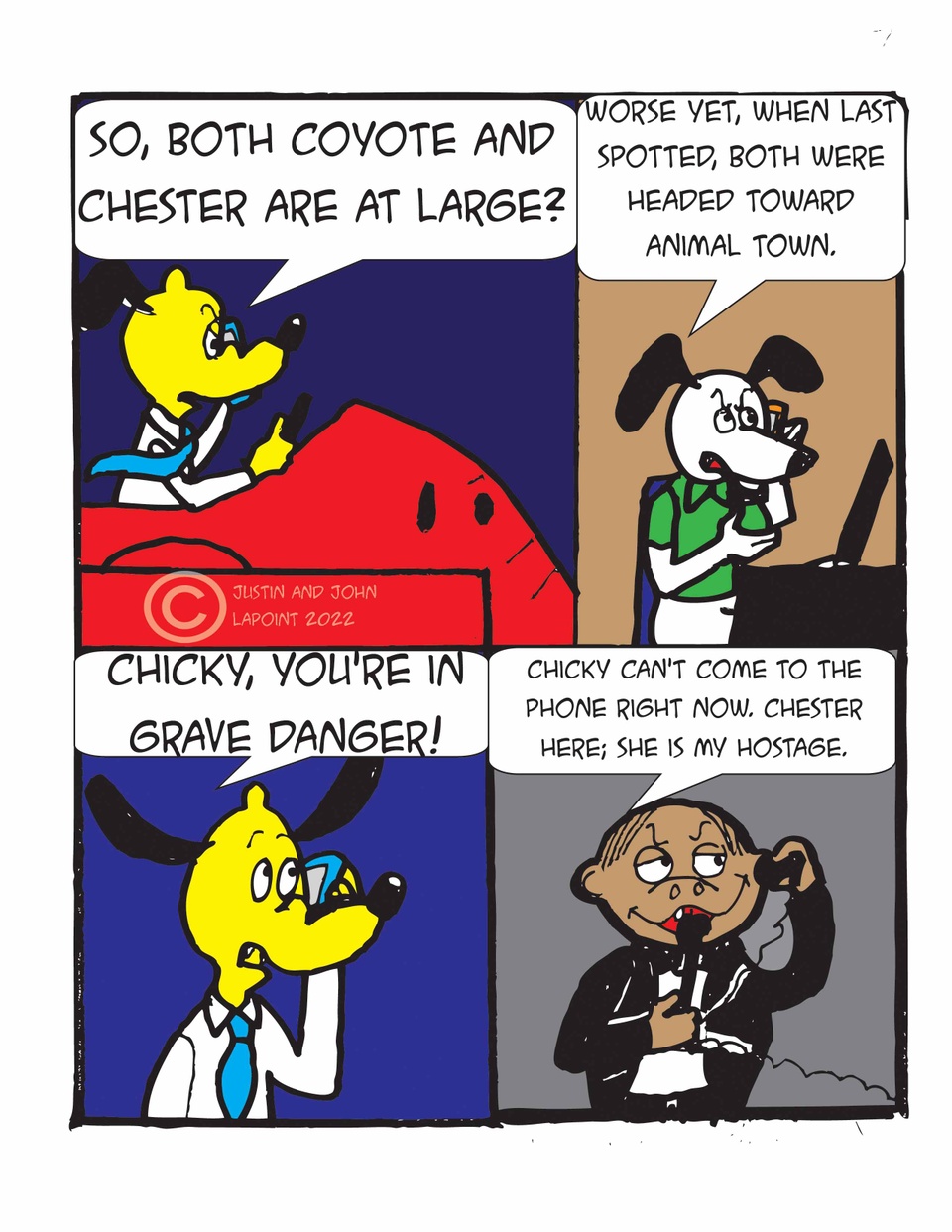 Coyote vs. Chester Page Seven
