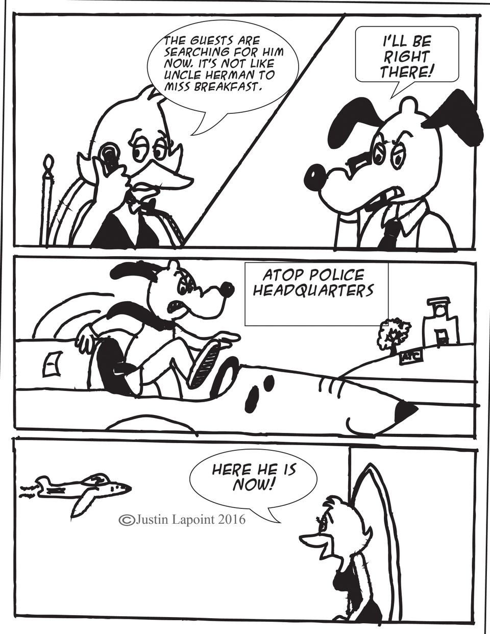 Chicky Calls Inspector Dog