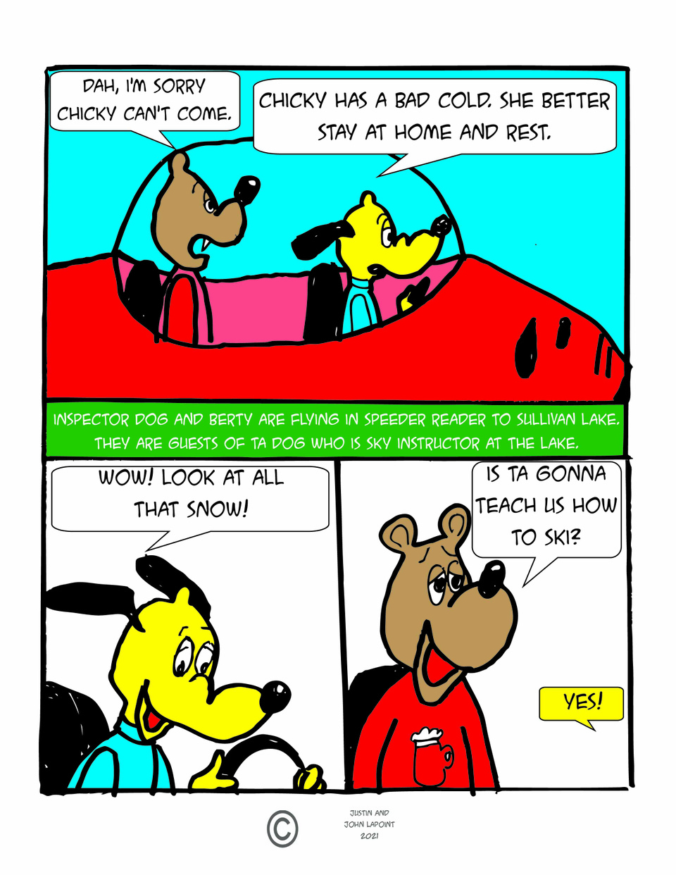 Holiday at Sullivan Page One