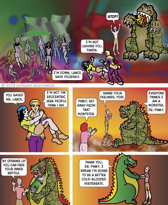 Freeing Yogi Zilla's inner reptile