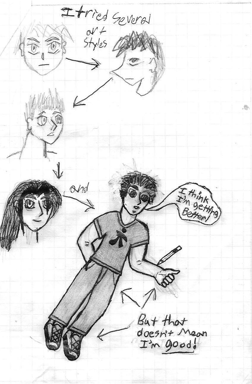 My first sad attempt at anime