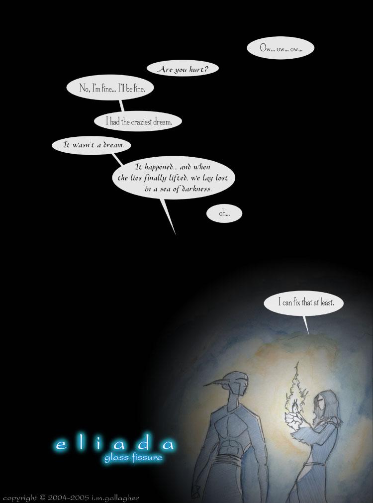 glass fissure, page 107