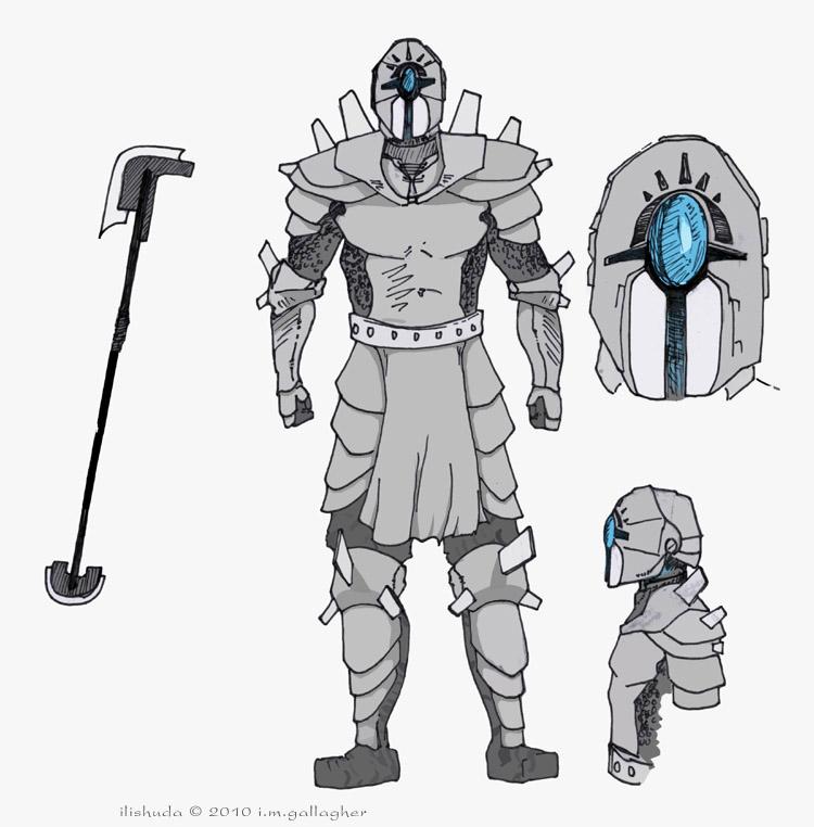 Grey Army Armor