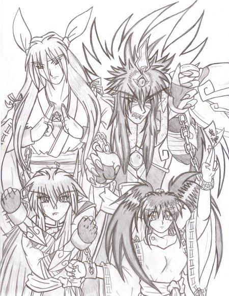 [FAN ART] Kishin Douji Zenki - Chained Group circa 2003