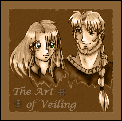 [FAN ART TRADE] The Art of Veiling - Themya and Aren