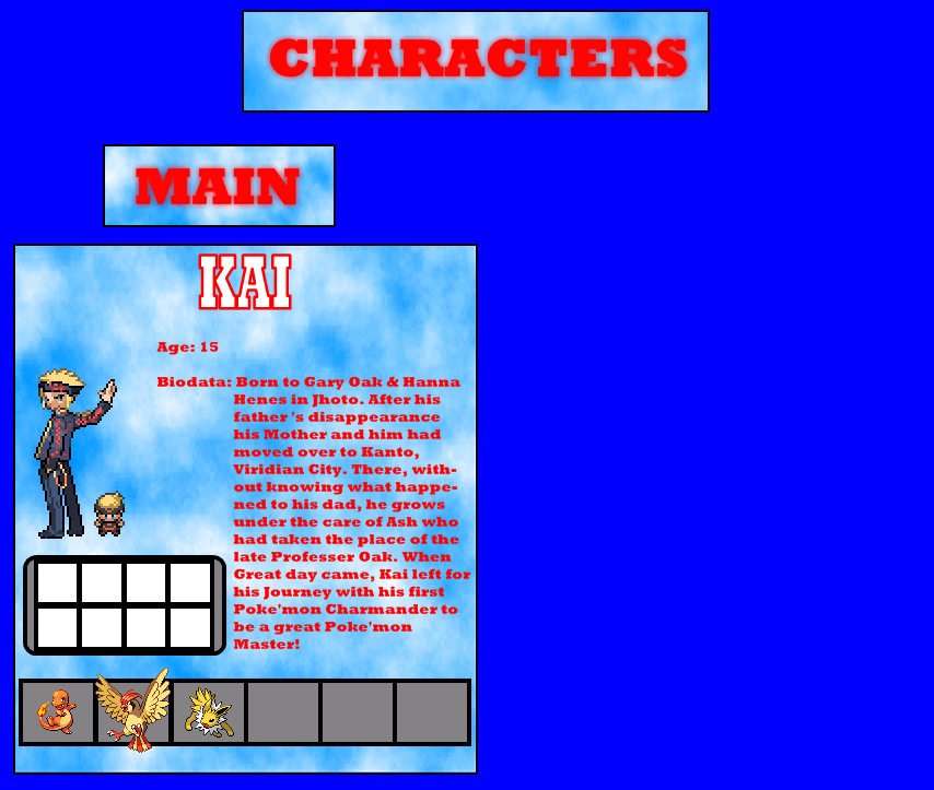 Character Page!!!