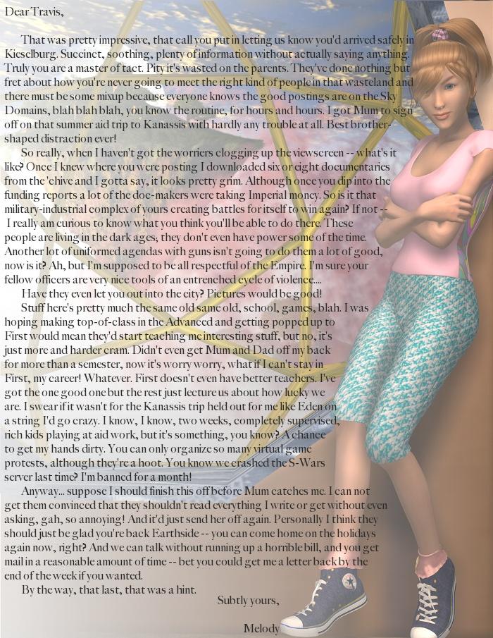 Letter from Melody #1