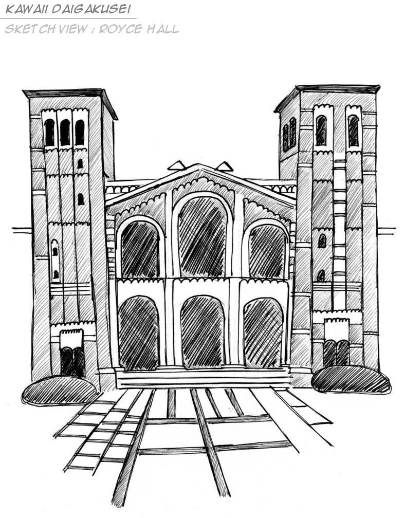 [179] Sketch View : Royce Hall