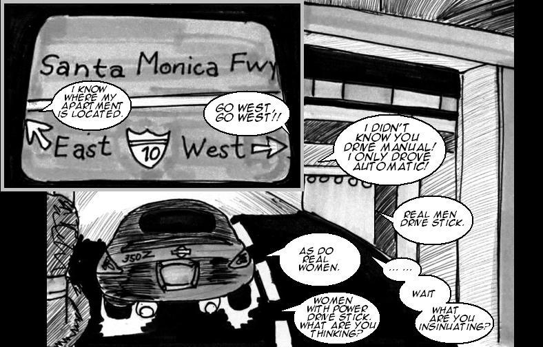 [203]  West on the Santa Monica Freeway