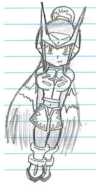 Reploid Girl (unnamed), Pencil