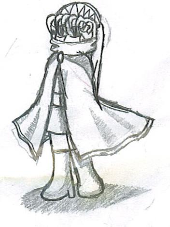 Lilina Ostia as Mage, pencil