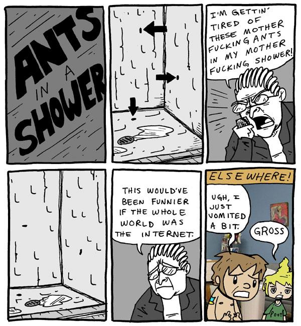 36 - ants in a shower