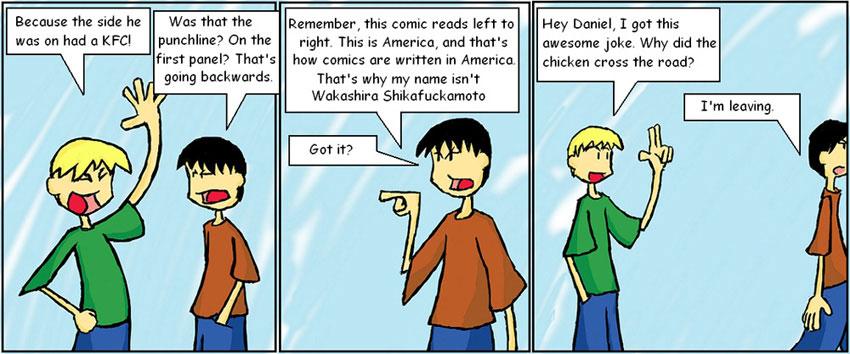 Victory Theme - This comic reads left to right