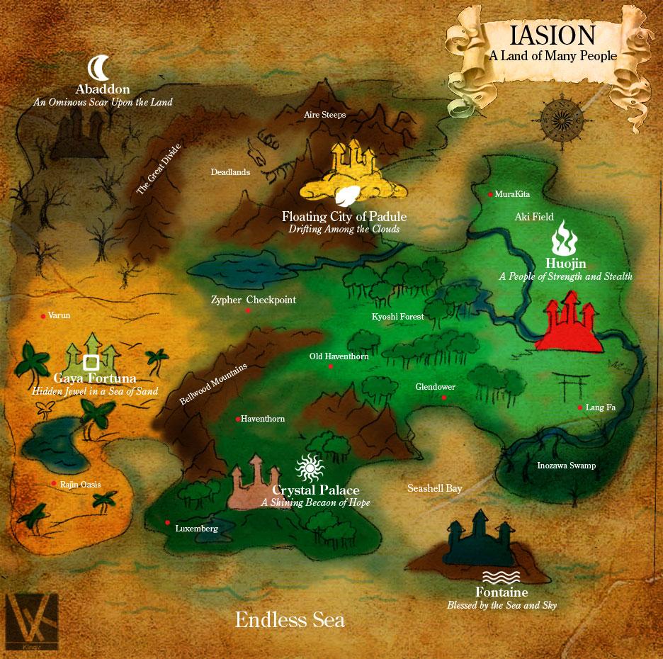 Iasion World Map