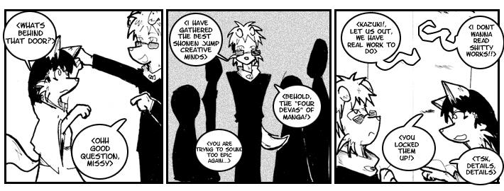 The four devas of manga world (SHonen Jump Style)