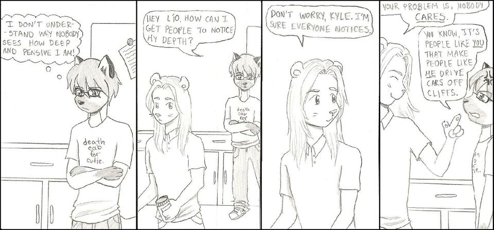 Kyle is pretty emo.