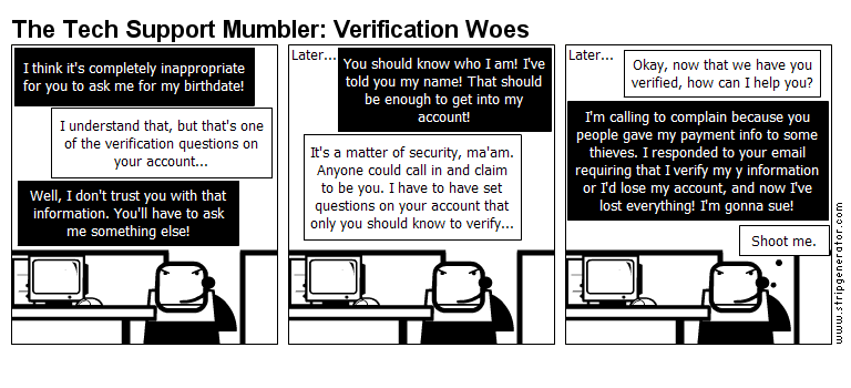 Verification Woes