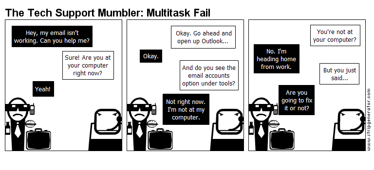 Multi-tasking Fail