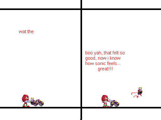 knuckles meet bad guy