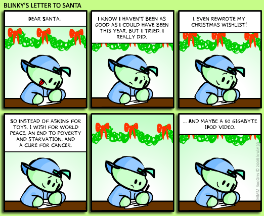 Blinky's Letter To Santa