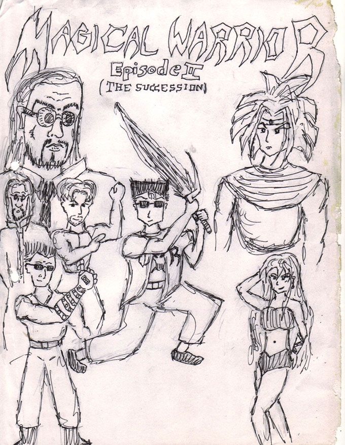 FILLER:  MAGICAL WARRIOR (old old nostalgia art.  lol)