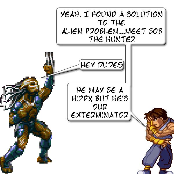 The alien problem has a solution, enter Bob!