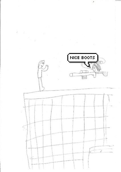 Chapter Five:Sam wentzon and a girl with blue hair (And the weirdos again!)?