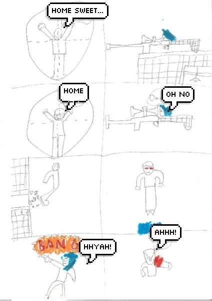 Chapter Five:Sam wentzon and a girl with blue hair (And the weirdos again!)?