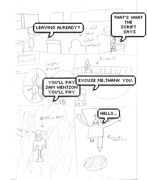 Chapter Two:Sam Wentzon has learnt the backstory!Page Six