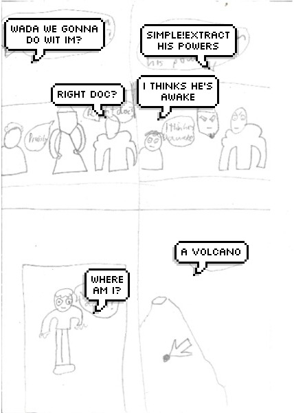 Chapter Five:Sam wentzon and a girl with blue hair (And the weirdos again!)? Page Four