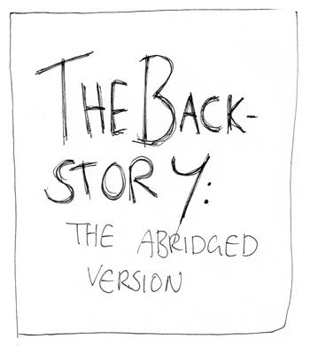 The Back Story: title